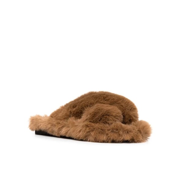 Apparis Biba Faux Fur Slippers - Picture 4 of 11